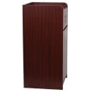 Flash Furniture MT-M8520-TRA-MAH-GG 36 gal Indoor Decorative Trash Can - Wood, Mahogany Melamine Finish thumbnail 3