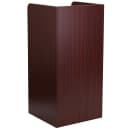 Flash Furniture MT-M8520-TRA-MAH-GG 36 gal Indoor Decorative Trash Can - Wood, Mahogany Melamine Finish thumbnail 4
