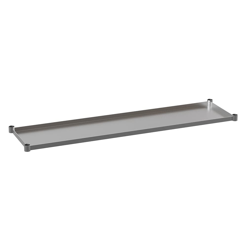 Flash Furniture NH-GU-3072-GG Undershelf for 30" x 72" Work Table, Galvanized Stainless Steel