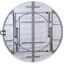 Flash Furniture RB-183RFH-GG 71" Round Folding Table w/ Granite White Plastic Top, 29"H thumbnail 3