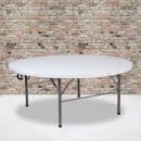 Flash Furniture RB-183RFH-GG 71" Round Folding Table w/ Granite White Plastic Top, 29"H thumbnail 9