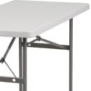 Flash Furniture RB-2448-GG Rectangular Folding Table w/ Granite White Plastic Top - 48"W x 24"D x 29"H thumbnail 5