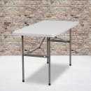Flash Furniture RB-2448-GG Rectangular Folding Table w/ Granite White Plastic Top - 48"W x 24"D x 29"H thumbnail 7