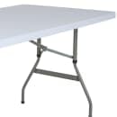 Flash Furniture RB-3050ADJ-GG Rectangular Folding Table w/ Granite White Plastic Top - 59 1/4"W x 29"D x 28" to 34"H thumbnail 7