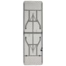 Flash Furniture RB-3096FH-GG Rectangular Folding Table w/ Granite White Plastic Top - 96"W x 30"D x 29"H thumbnail 3