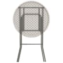 Flash Furniture RB-32RB-BAR-GW-GG 31 1/2" Round Folding Table w/ Granite White Plastic Top, 43 1/2"H thumbnail 3