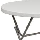Flash Furniture RB-32R-GW-GG 31 1/2" Round Folding Table w/ Granite White Plastic Top, 30 1/4"H thumbnail 6