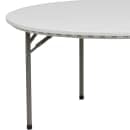 Flash Furniture RB-60R-GG 60" Round Folding Table w/ Granite White Plastic Top, 29"H thumbnail 6