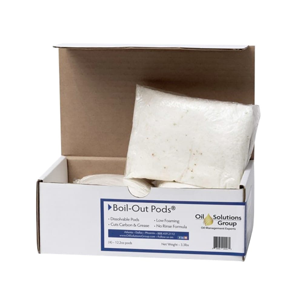 Oil Solutions Group (12) 12 1/5 oz Pack Fryer Boil-Out Pods® (B3BPD128)