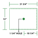 Oil Solutions Group Masterfil® Rectangular Filter Envelopes - 21 3/4" x 15", Flat Sheet (FE1522X) thumbnail 2