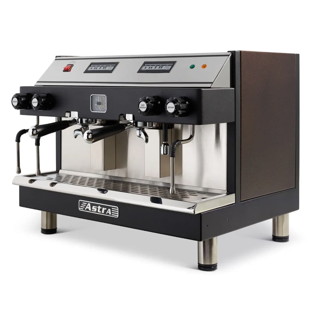 Astra Automatic Espresso Machine w/ (2) Groups, (2) Steam Valves, & (2) Hot Water Valves - 220v/1ph (M2-012)