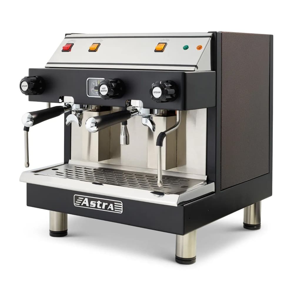 Astra Semi Automatic Espresso Machine w/ (2) Groups, (2) Steam Valves, & (1) Hot Water Valve - 110v (M2CS019-1)