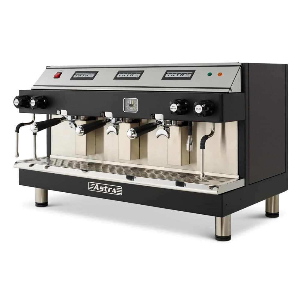 Astra Automatic Espresso Machine w/ (3) Groups, (3) Steam Valves, & (1) Hot Water Valve - 220v/1ph (M3 013)