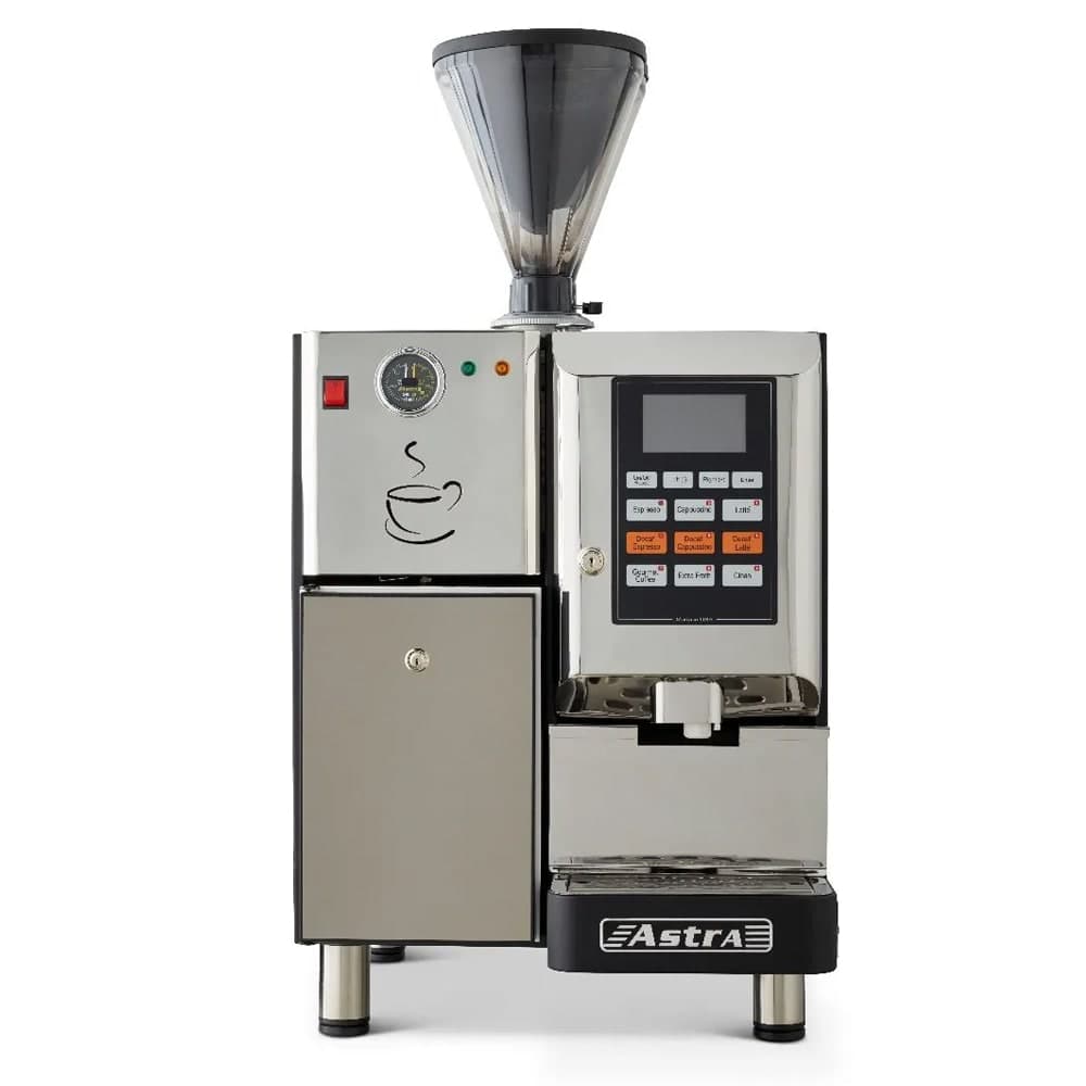 Astra Super Automatic Self Serve Espresso Machine w/ (1) Hopper & 4 1/5 liter Boiler - 220v/1ph (SM 111)