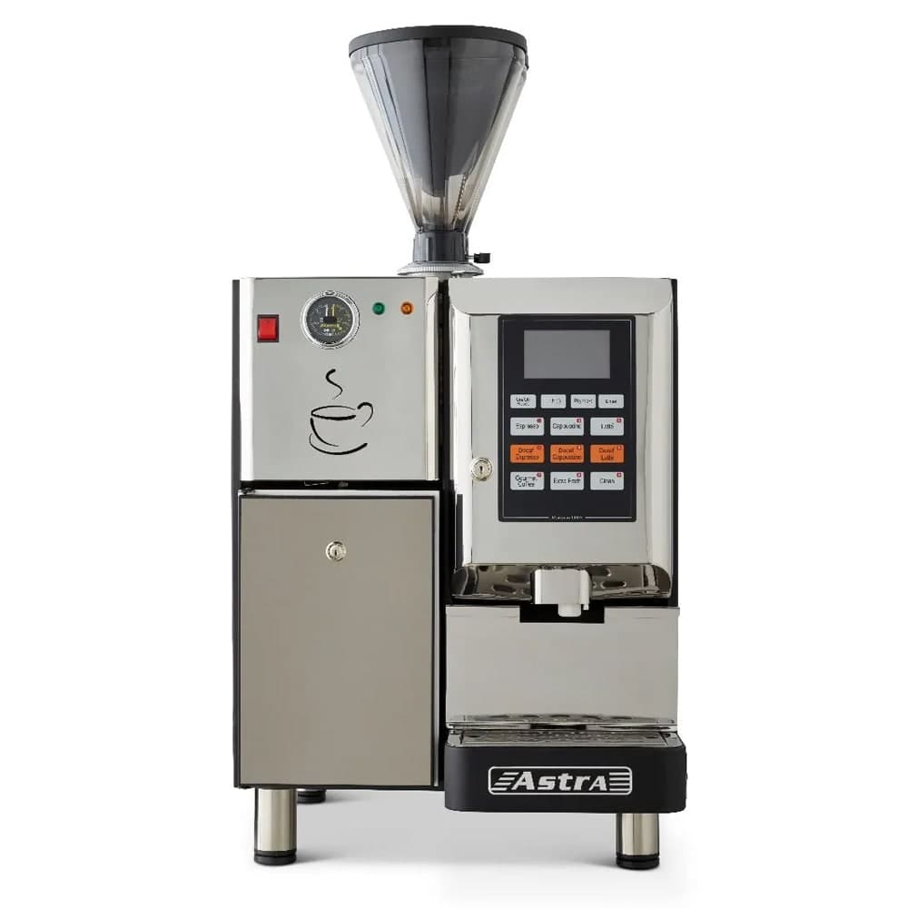 Astra Super Automatic Self Serve Espresso Machine w/ (2) Hoppers & 4 1/5 liter Boiler - 220v/1ph (SM 222)