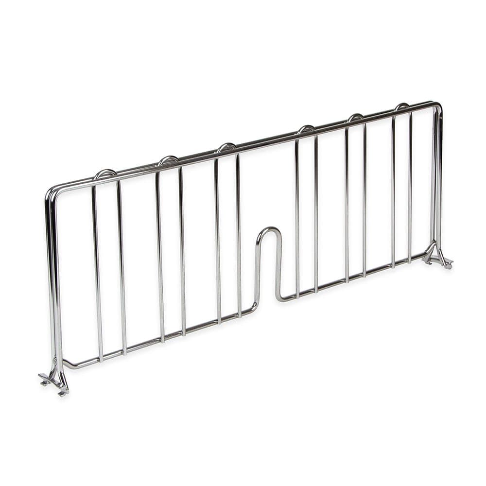 StoreIt Wire Shelf Divider - 24" x 8", Chrome (SI-SD-2408-CH)