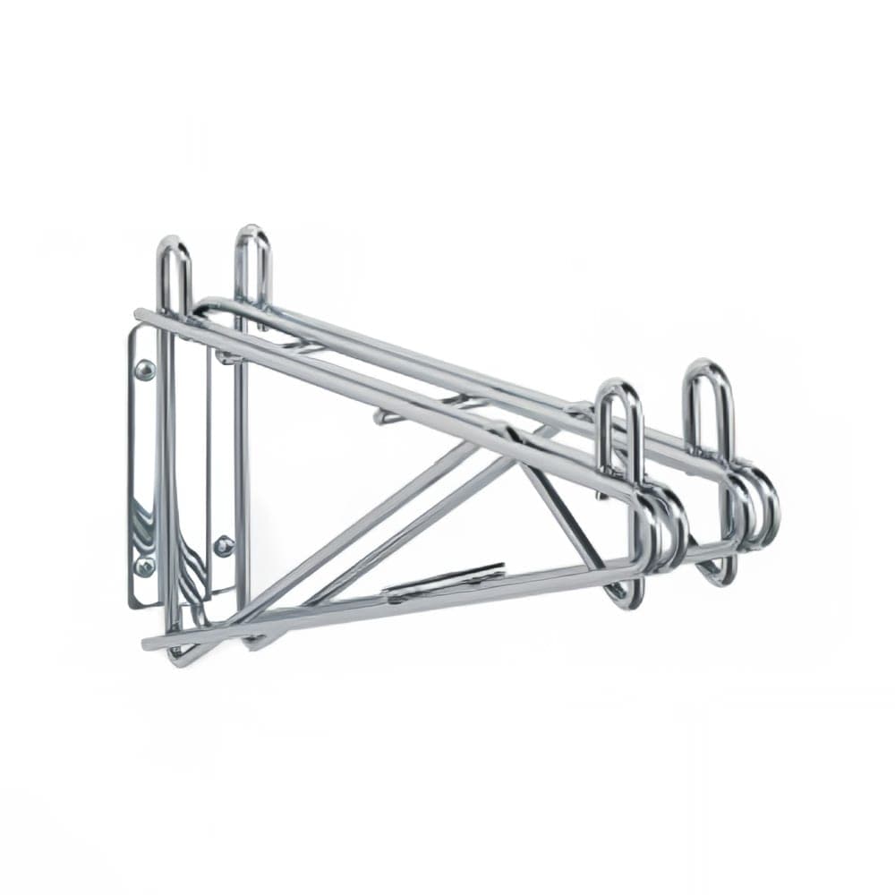 StoreIt 24" Wire Double Wall-Mount Shelf Bracket, Chrome (SI-SS-24DBL-CH)