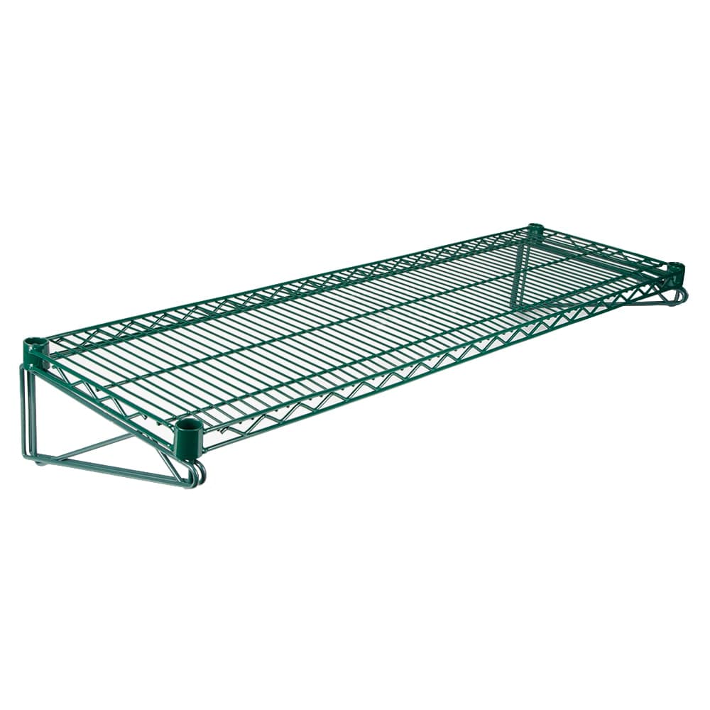 StoreIt Direct Wall Mount Kit w/ (2) 14"D Brackets & (1) 36"W Wire Shelf, Epoxy (SI-WMK-3614-GE)