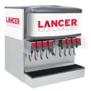Lancer 25"W Valve Guard for IBD 4500 Series Dispensers - Plastic, Clear (82-6648) thumbnail 2