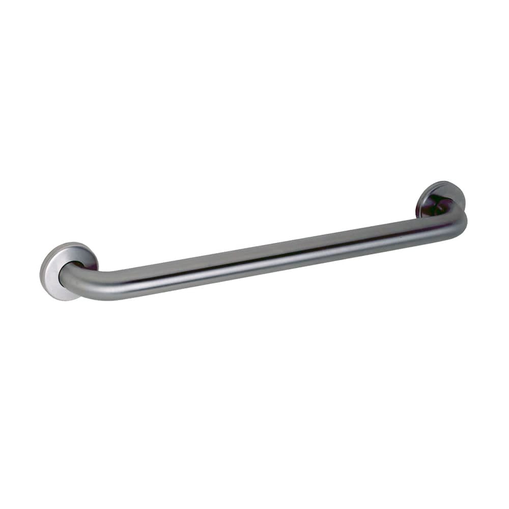 Gamco 125SX12T 12" Non Slip Straight Grab Bar w/ 1 1/4" Diameter Tubing, Satin Finish Stainless Steel