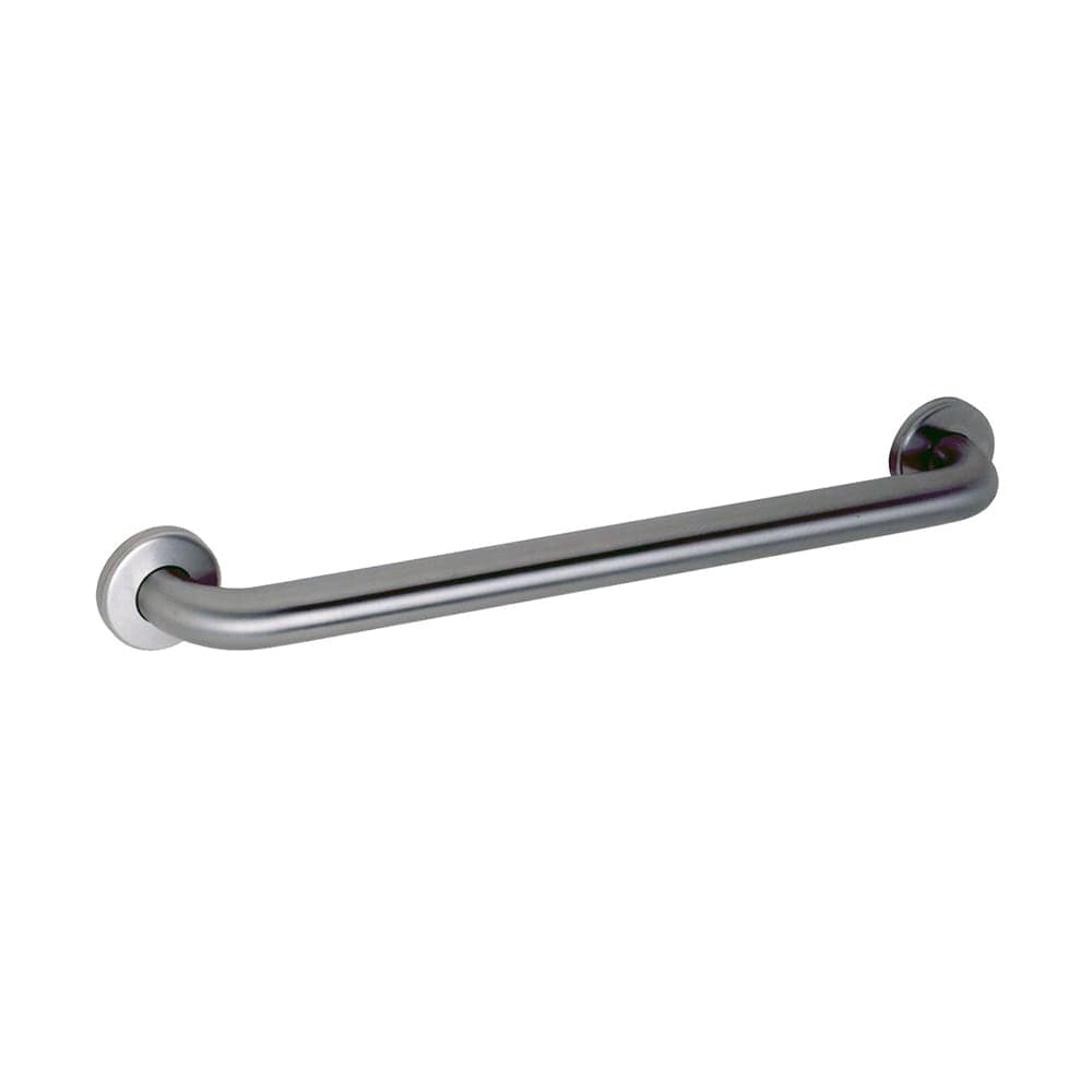 Gamco 125SX24B 24" Straight Grab Bar w/ 1 1/4" Diameter Tubing, Stainless Steel, Bright Polish Stainless Steel