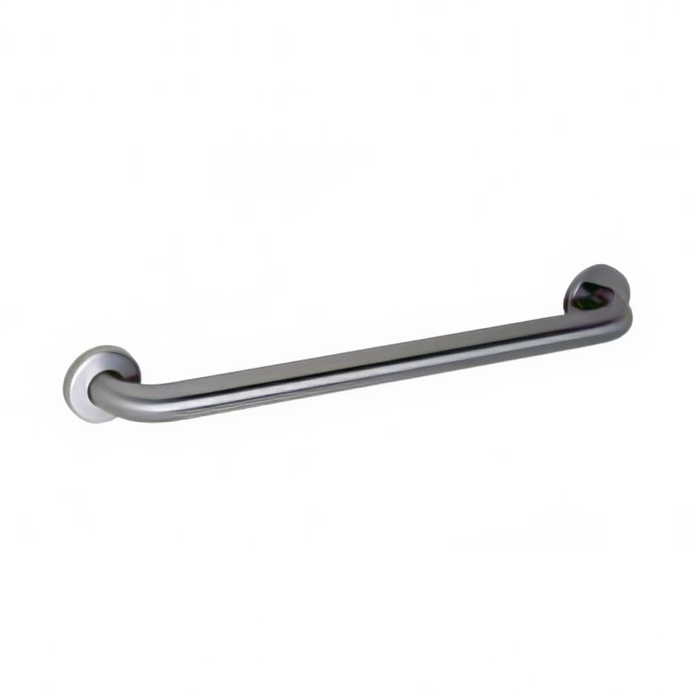 Gamco 125SX30 30" Straight Grab Bar w/ 1 1/4" Diameter Snap Flange, Stainless Steel
