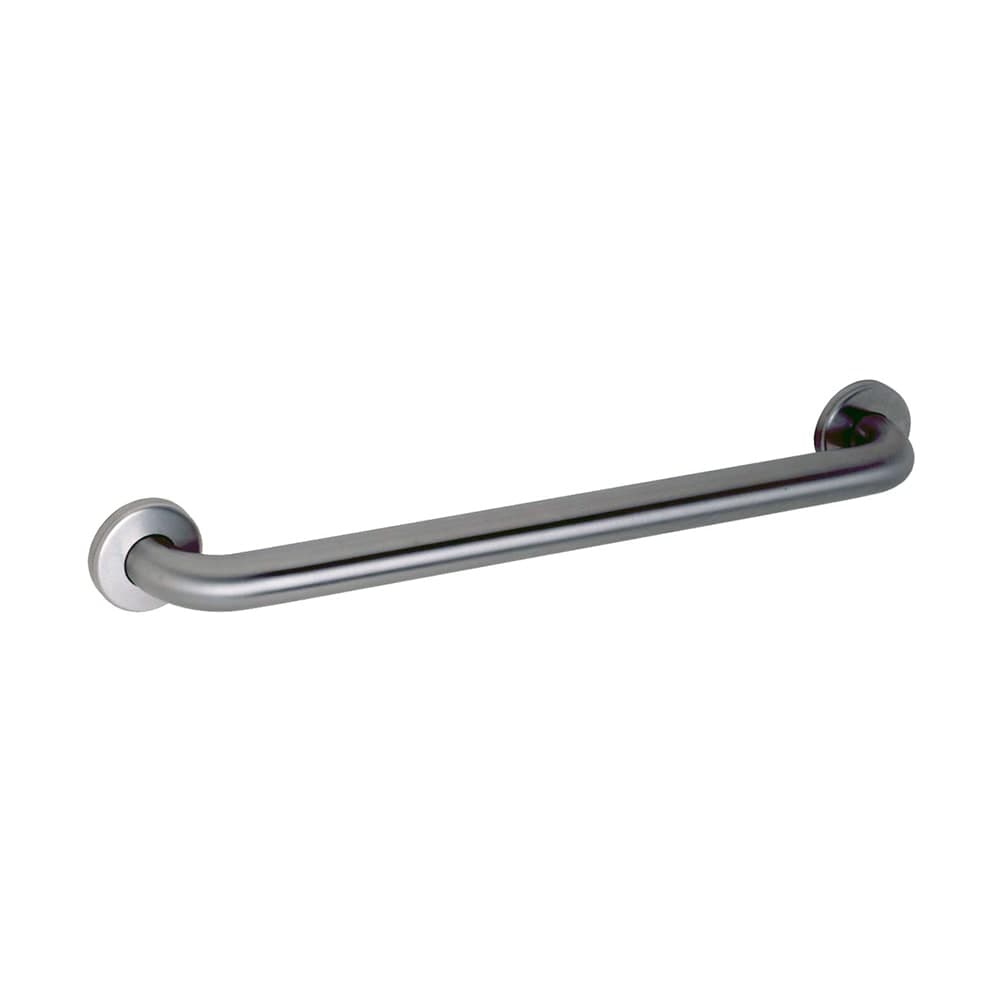 Gamco 125SX36B 36" Straight Grab Bar w/ 1 1/4" Diameter Tubing, Stainless Steel, Bright Polish Stainless Steel