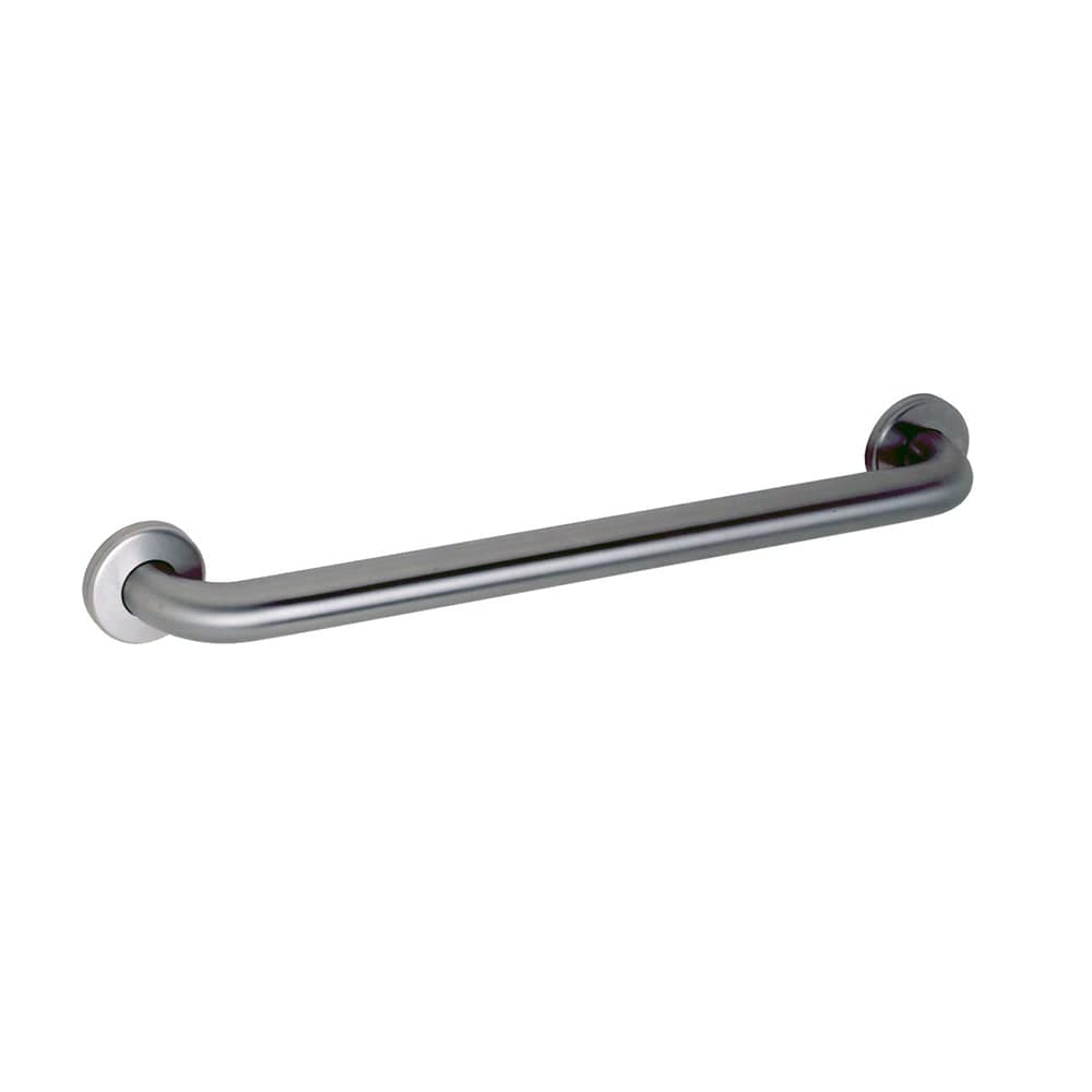 Gamco 150CX48t 48" Non Slip Straight Grab Bar w/ 1 1/2" Diameter Tubing, Satin Finish Stainless Steel