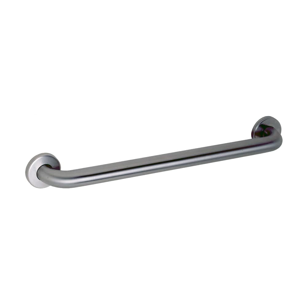 Gamco 150S-12T 15 7/8" x 30 7/8" NonSlip Horizontal Tub Bar w/ 1 1/2" Diameter Tubing, Satin Finish Stainless Steel