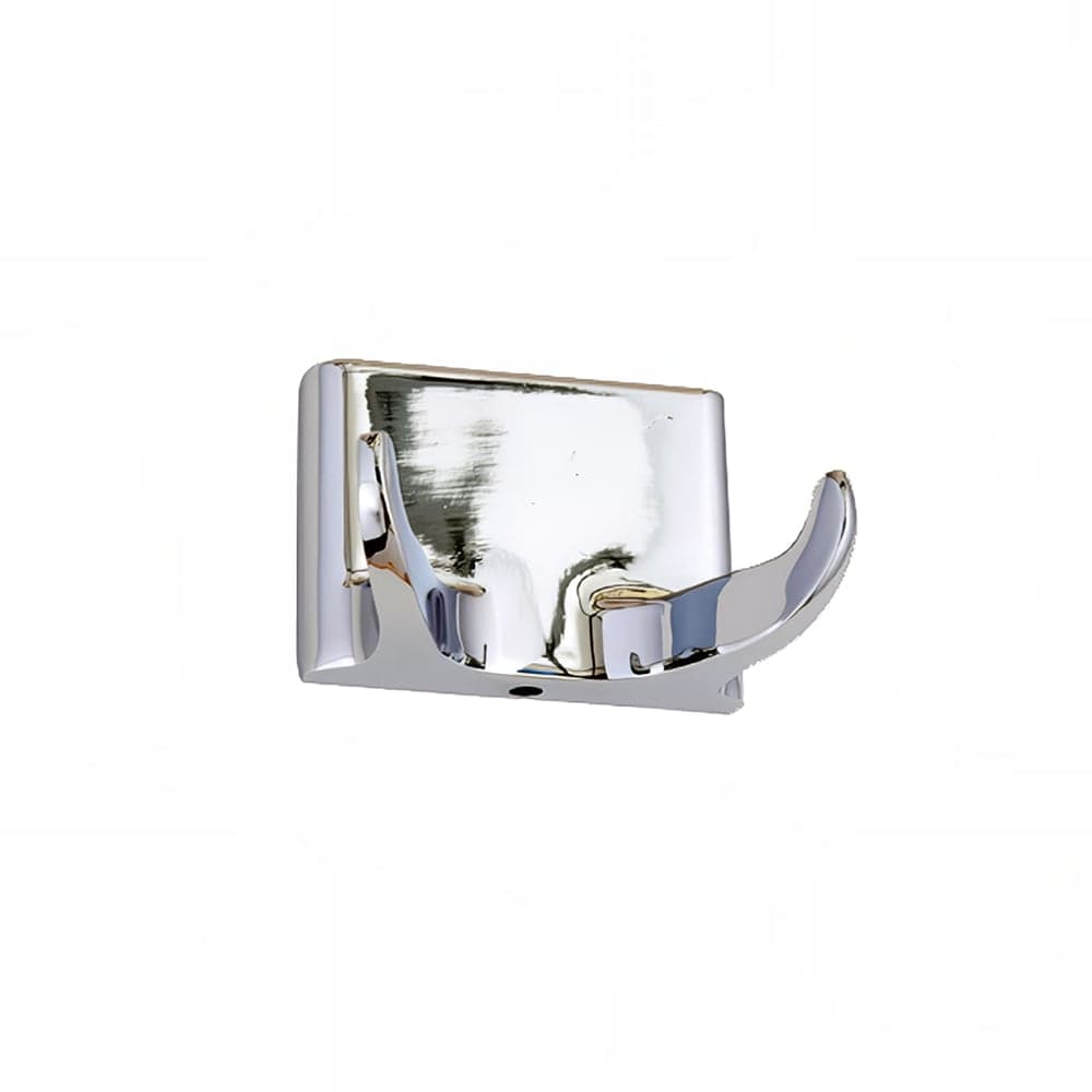 Gamco 753 Double Robe Hook, Die-Cast Virgin Zinc