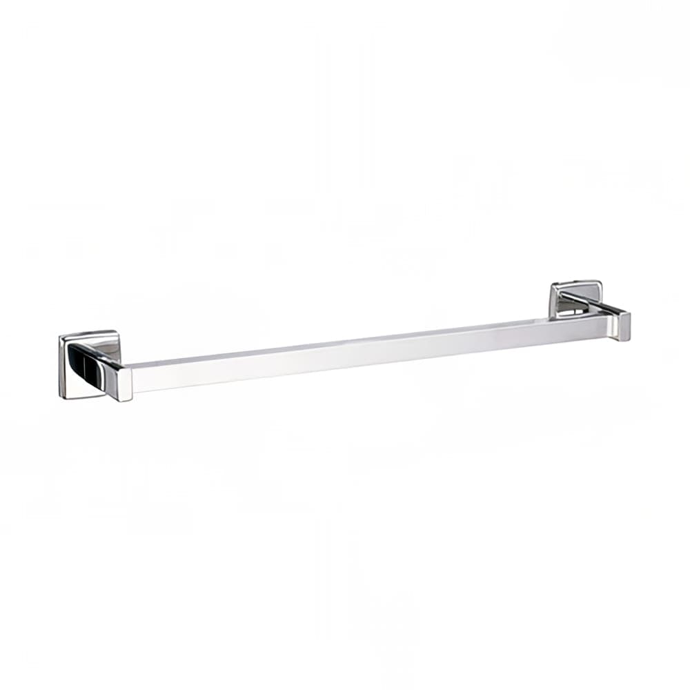 Gamco 7673X24 24" Surface Mounted Towel Bar - Square, Stainless Steel, Bright Finish