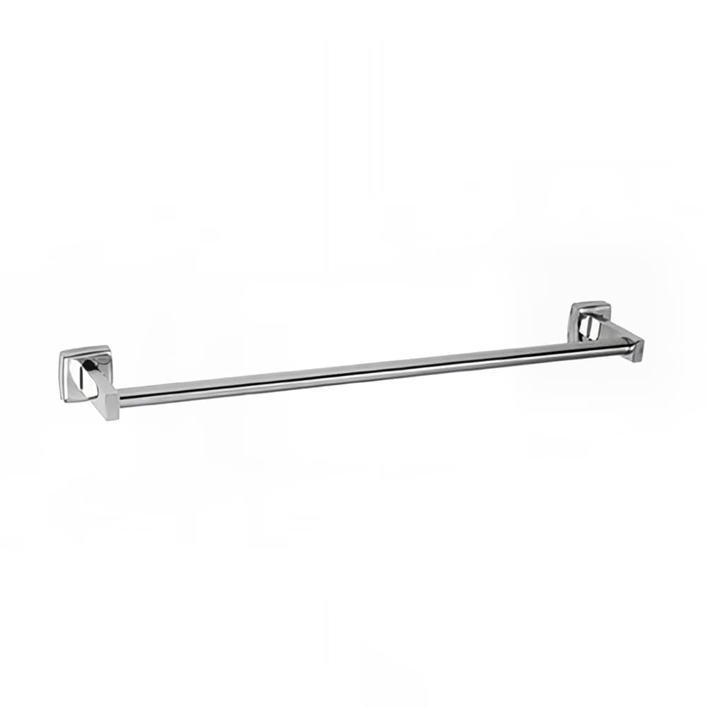 Gamco 7674X24 24" Surface Mounted Towel Bar - Round, Stainless Steel, Bright Finish