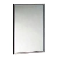 Gamco C-18X30 Channel-Frame Mirror, 18" x 30", Galvanized Steel thumbnail 2