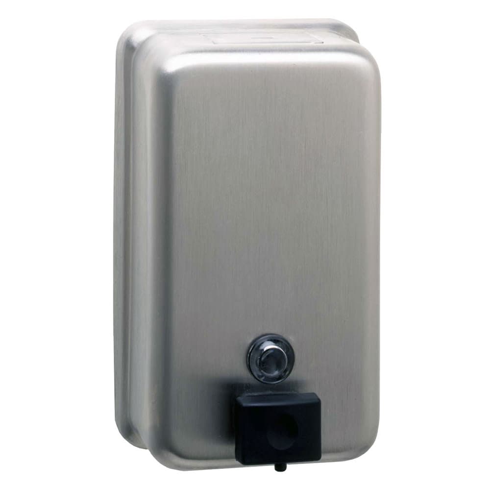 Gamco G-16AP Wall Mounted Vertical Soap Dispenser w/ All-Purpose Valve, Stainless
