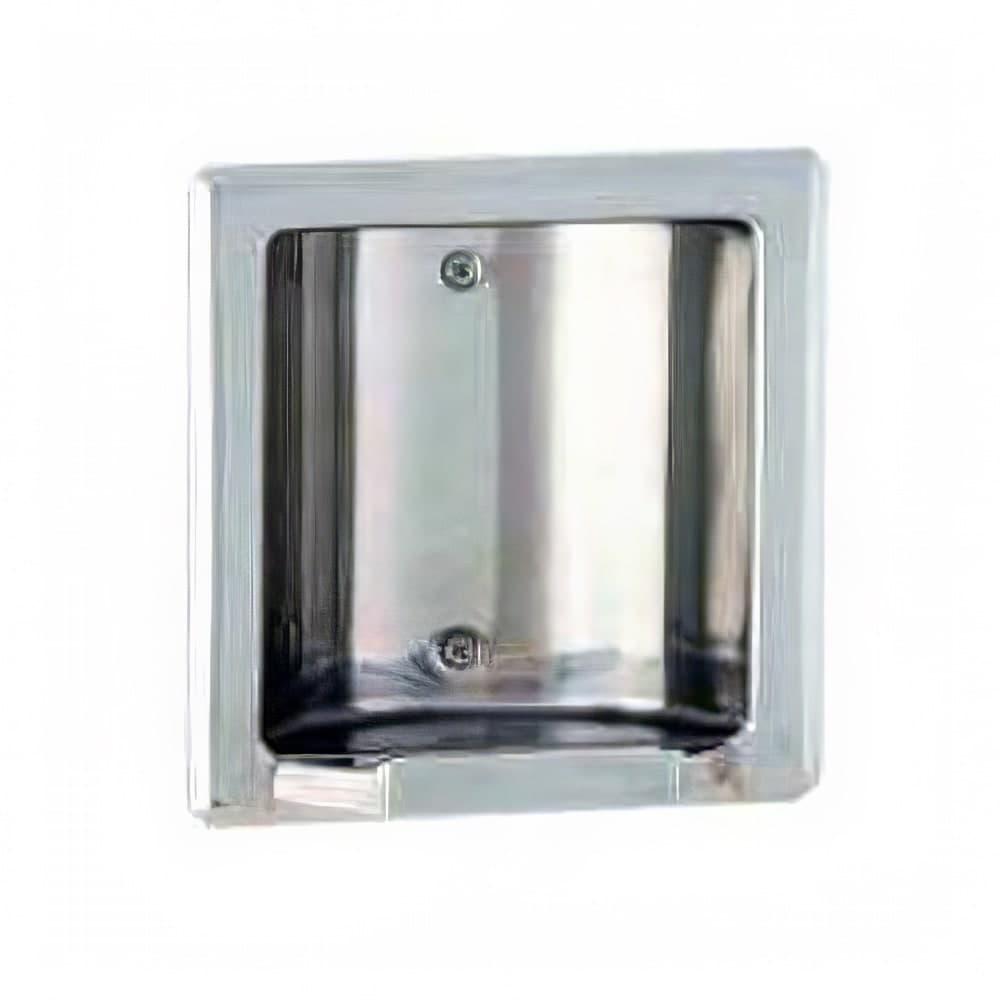 Gamco G-211 Recessed Mounted Soap Dish, Stainless Steel