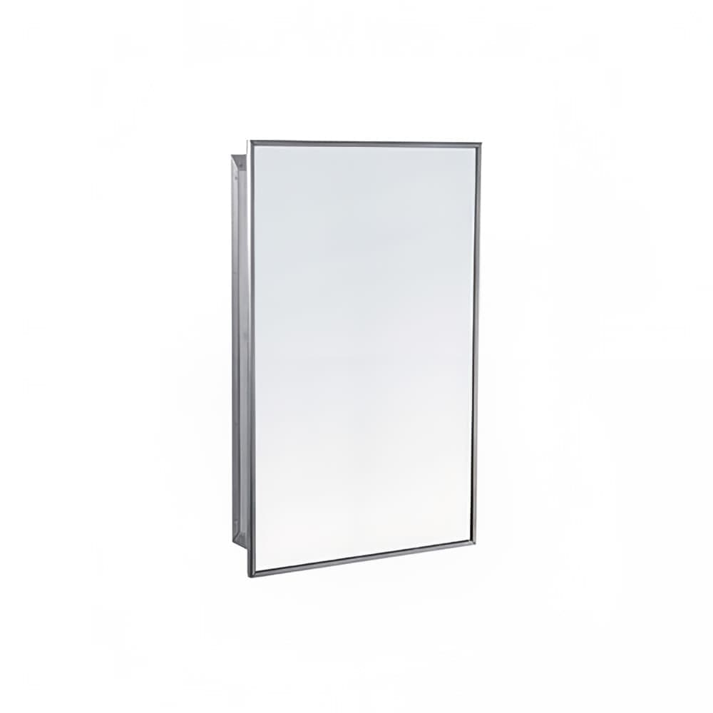 Gamco MC-1 Recessed Medicine Cabinet w/ Mirror & (3) Adjustable Shelves - Stainless Steel, Satin Finish