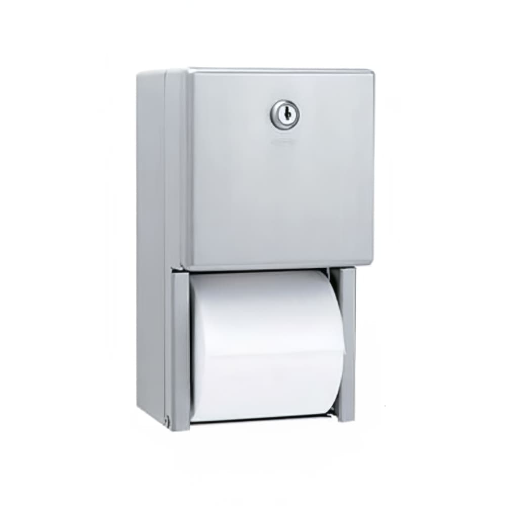 Gamco TTD-5 Surface Mounted Multi-Roll Tissue Dispenser, Satin Stainless