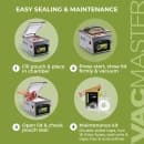VacMaster VP210 Chamber Vacuum Sealer w/ 10" Seal Bar, 110v thumbnail 8