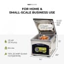VacMaster VP215 Chamber Vacuum Sealer w/ 10" Seal Bar, 110v thumbnail 3