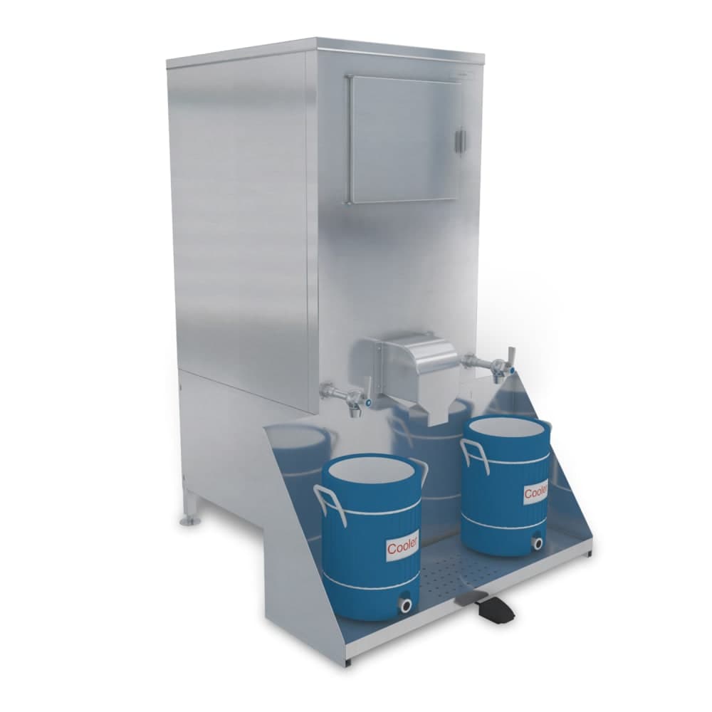 Kloppenberg Floor Model Water & Cube Ice Dispenser - 647 lb Storage, Bucket Fill, 110v (DISP-500-IND-TF)