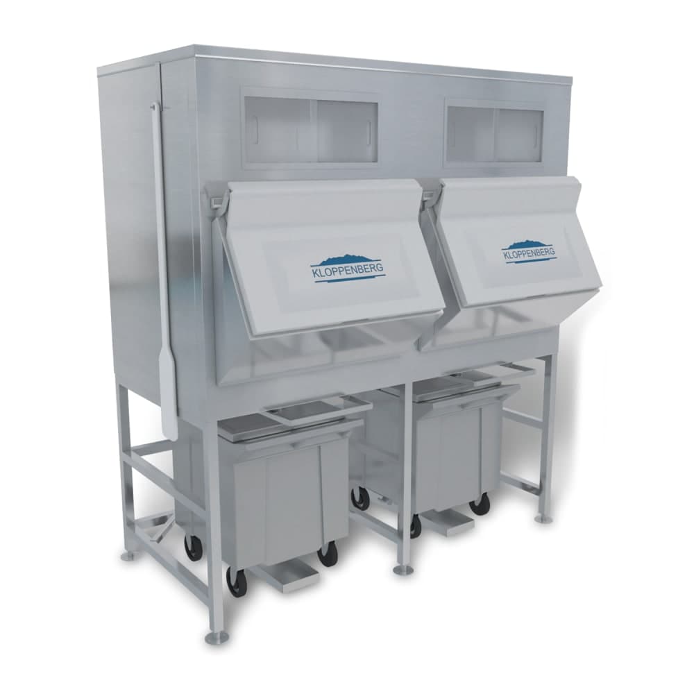 Kloppenberg Center Mounted Ice Bagging & Dispensing System w/ 3739 lb Bin (IFS2700-250)