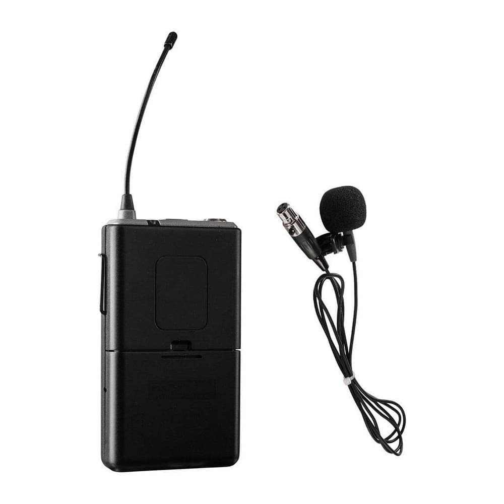 National Public Seating PRA8-6 Lapel Microphone w/ Body Pack Transmitter