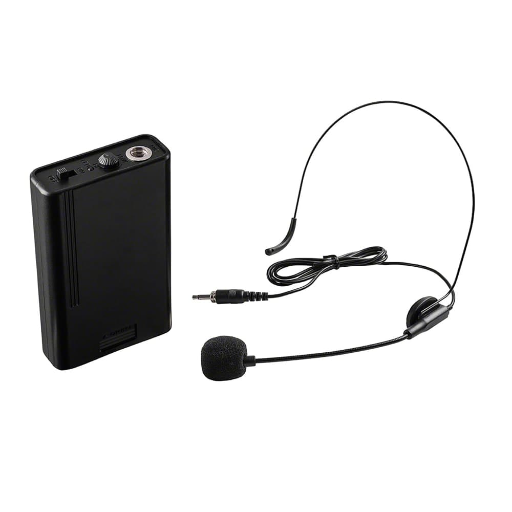 National Public Seating PRA8-7 Headset Microphone w/ Body Pack Transmitter