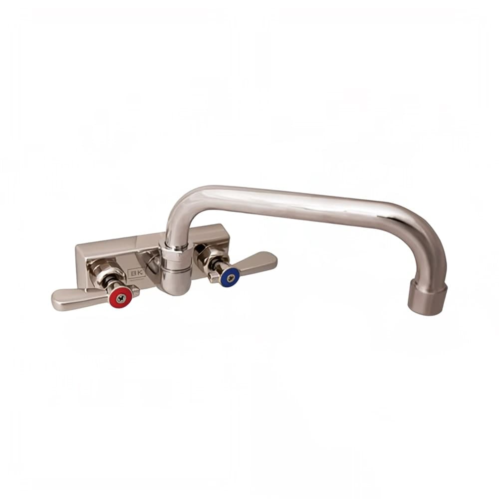 BK Resources EVO-4SM-14 Splash Mount Faucet w/ 14" Swing Spout & 4" Centers