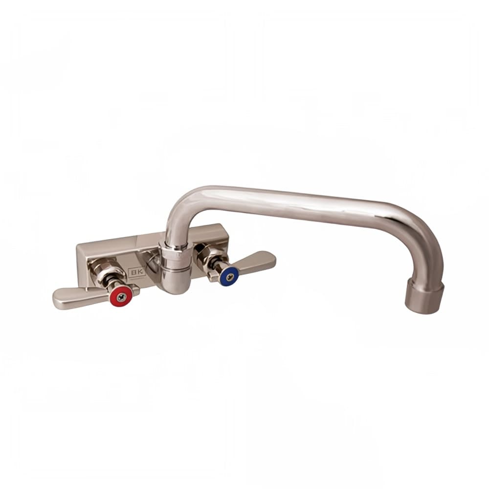 BK Resources EVO-4SM-16 Splash Mount Faucet w/ 16" Swing Spout & 4" Centers