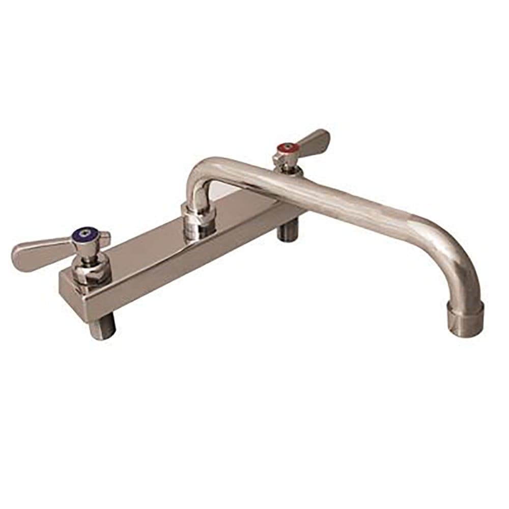 BK Resources EVO-8DM-16 Deck Mount Faucet w/ 16" Swing Spout & 8" Centers