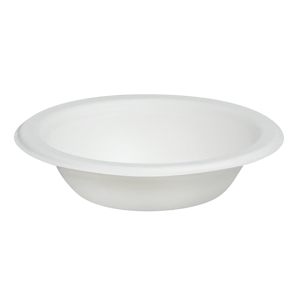 Fineline 12 oz Disposable Bowl - Bagasse, Tan (43RB12)