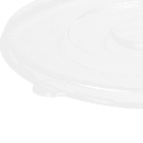 Fineline 8" Round Disposable Flat Lid for Round Bowls - PETE Plastic, Clear (42RBFL) thumbnail 2