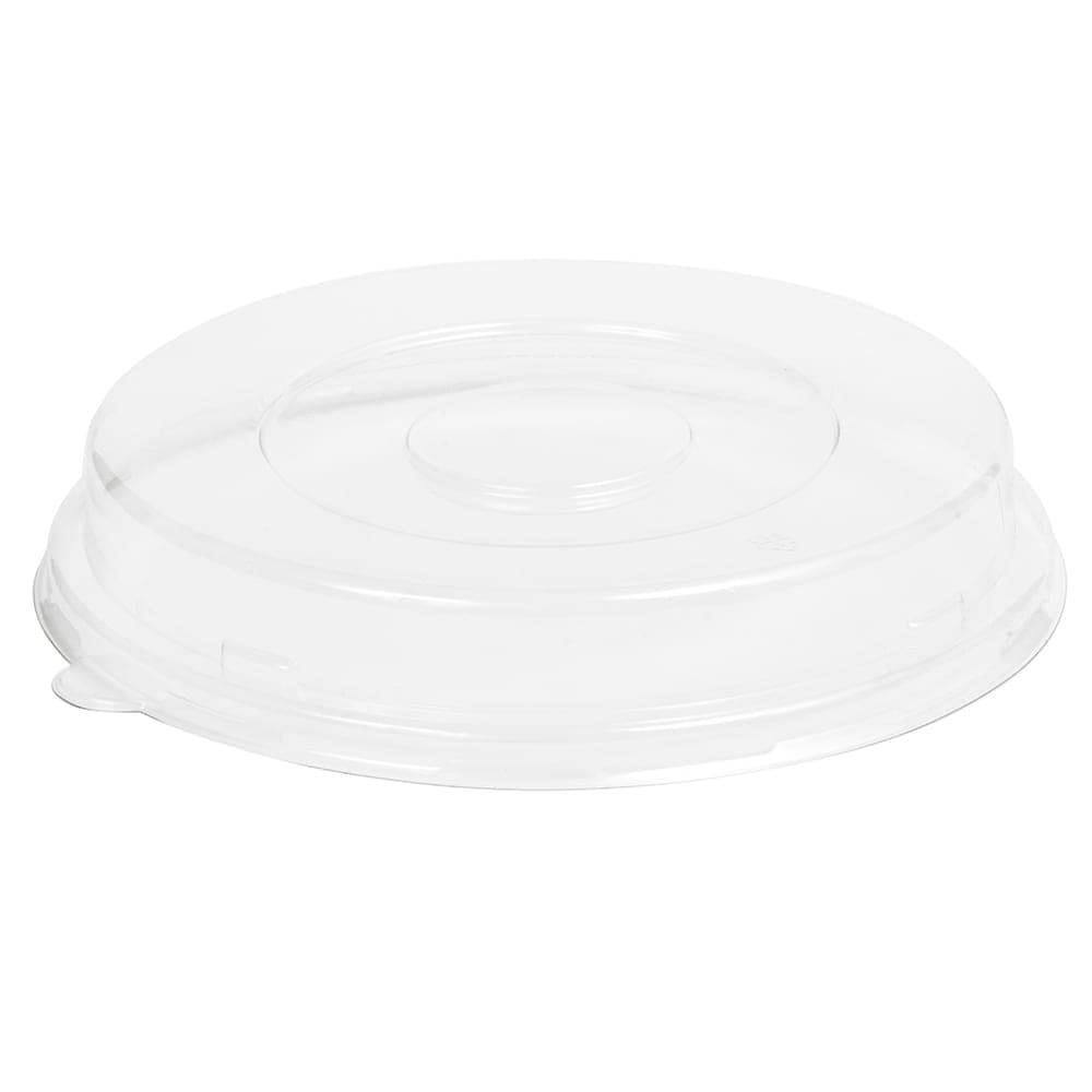 Fineline 8" Round Disposable Dome Lid for Round Bowls - PETE Plastic, Clear (42RBL)