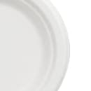 Fineline 6" Round Disposable Plate - Baggase, White (43RP06) thumbnail 4